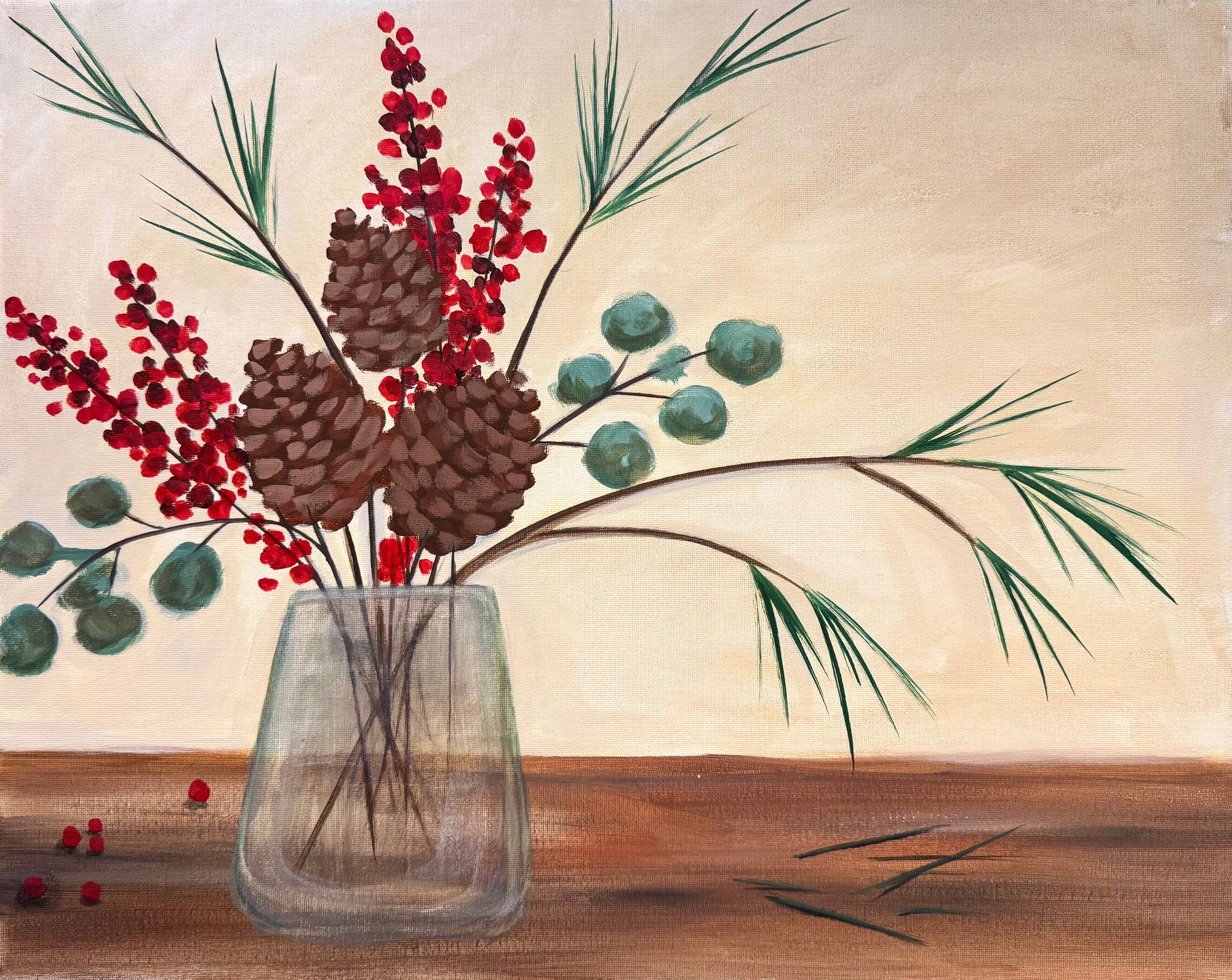 December 16 | Christmas Vase