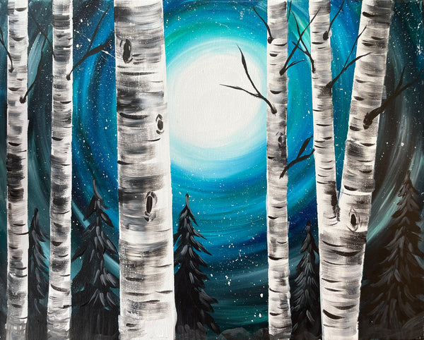 July 20 | Moonlit Birches