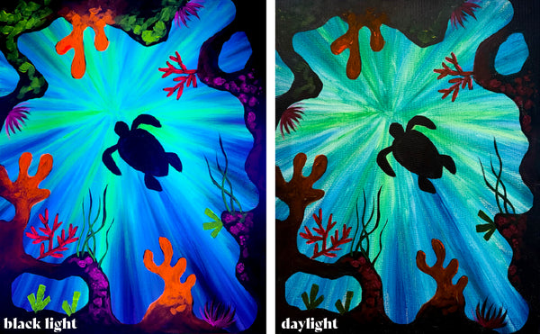 November 5 | Black Light Sea Life